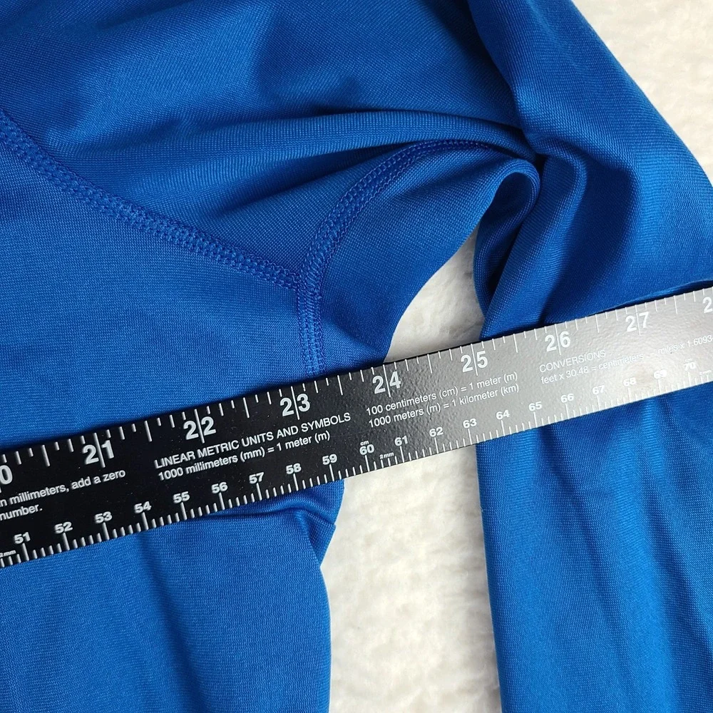 Nike Running Sweater Mens XL Blue Dri Fit Trainer Performance Tech Golf‎ *